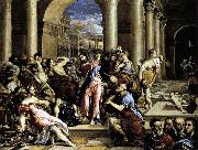 El Greco La Purificacion del templo Roma painting